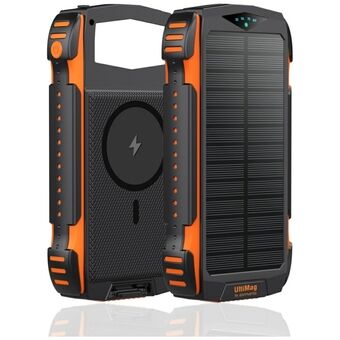 4smarts Powerbank Solarny TitanPack Rugged UltiMag 20000mAh sort/czarny 496560