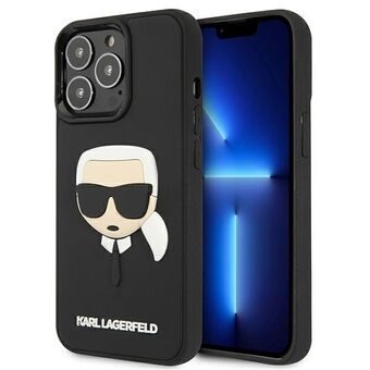 Karl Lagerfeld KLHCP13XKH3DBK 13 Pro Max 6,7" sort/black hardcase 3D Rubber Karl\'s Head