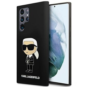 Karl Lagerfeld KLHCS23LSNIKBCK S23 Ultra S918 hardcase sort/sort silikone Ikonik