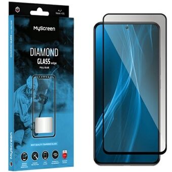 MS Diamond Glas Kant FG Tecno Spark 10 Pro/Pova 5/Pova 5 Pro sort Full Glue