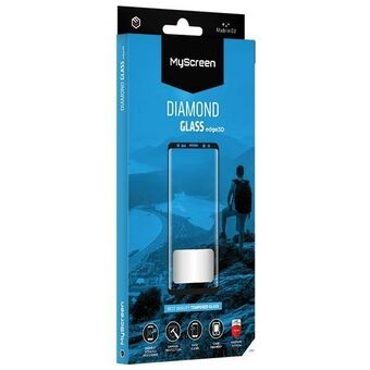 MS Diamond Glass Edge 3D OnePlus 12 5G sort hærdet glas