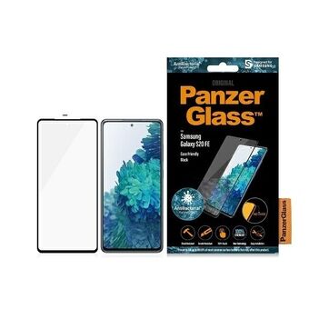 PanzerGlass E2E Microfracture Samsung S20 FE G781 hylstervenlig Finger Print AntiBacterial, sort