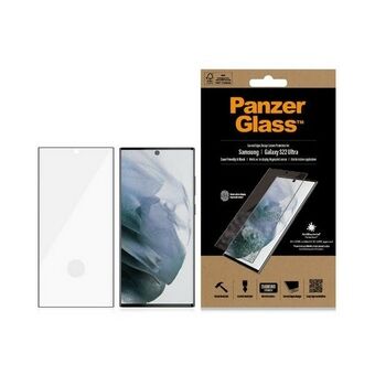 PanzerGlass E2E Microfraktur Sam S22 Ultra G908 Case Friendly Antibakteriel sort/sort 7295