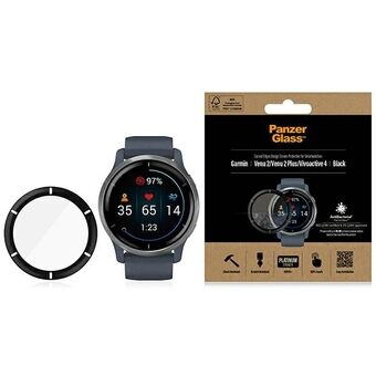 PanzerGlass SmartWatch Garmin Venu 2/Venu 2 Plus/Vivoactive 4 sort/sort 3652.