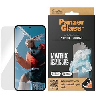 PanzerGlass Ultra-Wide Fit Sam S24 S921 D3O-skærmbeskyttelse 7353 med applikator.