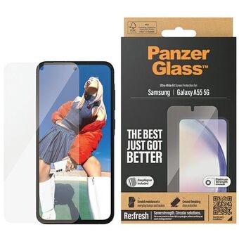 PanzerGlass Ultra-Wide Fit Sam A55 5G A556 Skærmbeskyttelse med Easy Aligner Inkluderet 7358.