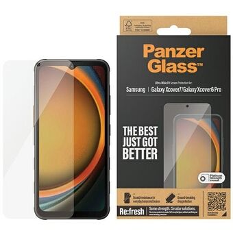 PanzerGlass Ultra-Wide Fit Sam Xcover7/ Xcover6 Pro re-glass skærmbeskyttelse 7365.