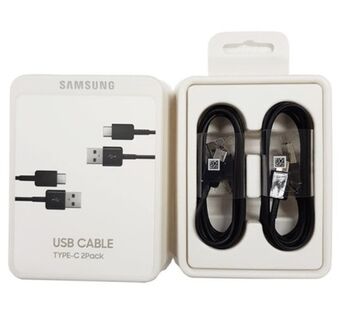 Kabel Samsung EP-DG930MB USB-C 2 stk. sort/sort