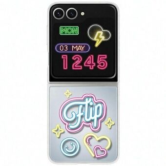 Etuiet Samsung EF-ZF741CTEGWW Z Flip6 F741 transparent FlipSuit Case.