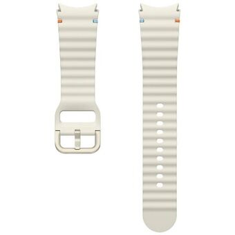 "Pasek Sport Band Samsung ET-SNL31LWEGEU til Watch7 / 6 / 5 / 4 20mm M/L cremefarvet"