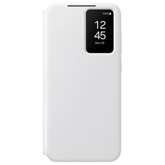 Etui Samsung EF-ZS721CWEGWW S24 FE S721 hvid/white Smart View Wallet Case