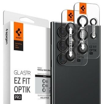 Spigen Optik.Tr Kamera Sam S24 Ultra S928 "EZ FIT" Linse 2 stk./2 stk. sort AGL07425