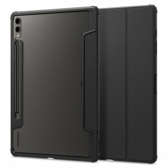 Spigen Ultra Hybrid PRO-etui til Sam Tab S9+ Plus 12.4" X810/X816B i sort. ACS07076.