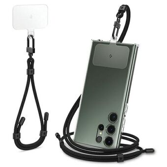 Spigen Universal Strap Set Crossbody & Wrist er et sort rem sæt til telefonen AFA06259.