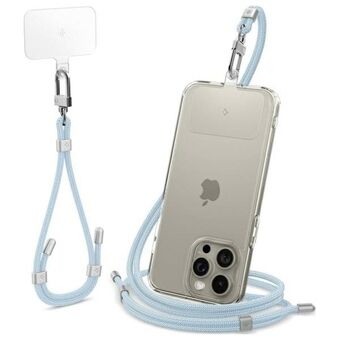 Spigen Universal Strap Set Crossbody & Håndledsrem til telefon blå/mute blue AFA08364