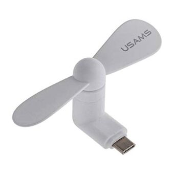 USAMS Wiatraczek USB-C hvid/white TCMF02 (US-ZB010)