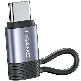 USAMS Adapter AU17 Telefon til USB-C 30W stål/aluminium SJ677LN01 (US-SJ677)