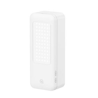 USAMS Multifunktionelt telefonholder med LED-lys hvid/hvid ZB26501 (US-ZB265)