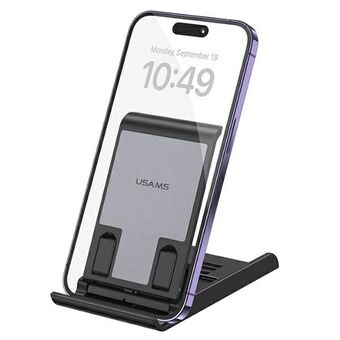 USAMS Foldbar skrivebordsstander til telefon/tablet sort ZJ073ZJ01 (US-ZJ073)