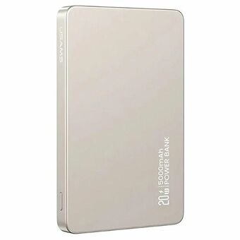 USAMS Induktions-Powerbank 5000mAh 20W PD Hurtig Opladning titanium CY Series 5KCD23102 (US-CD231)