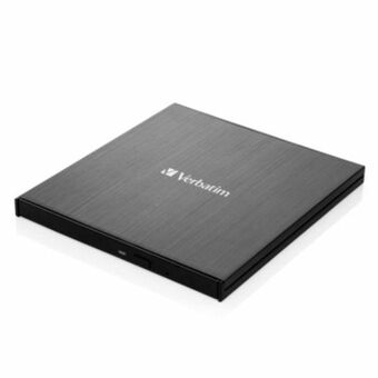 Verbatim Ekstern Slimline Blu-ray-brænder + USB-C/USB-A kabel sort/black 43889