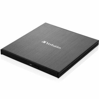 Verbatim Ekstern Slimline Blu-ray-brænder + USB 3.0 kabel sort/black 43890