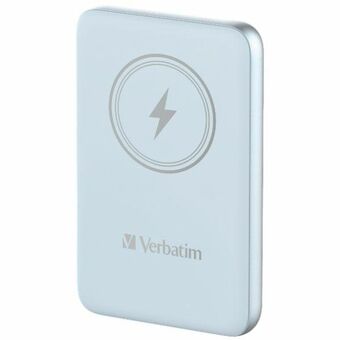 Verbatim Powerbank induktiv `n` Go 15W 5000mAh trådløs magnetisk blå 32242