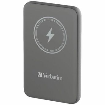 Verbatim Powerbank induktiv `n` Go 15W 5000mAh trådløs magnetisk grå 32244