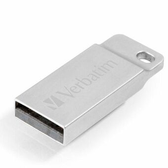 Verbatim Pendrive 32GB USB-A 2.0 Metal Executive sølv/silver 98749