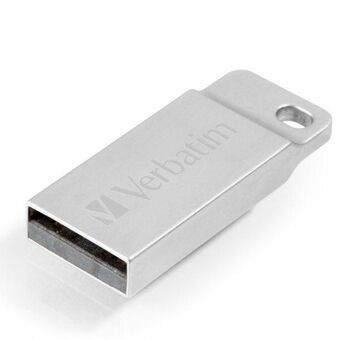 Verbatim Pendrive 16GB USB-A 2.0 Metal Executive sølv/silver 98748