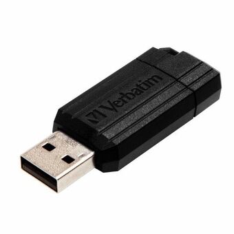 Verbatim Pendrive 32GB USB-A 2.0 PinStripe sort/black 49064