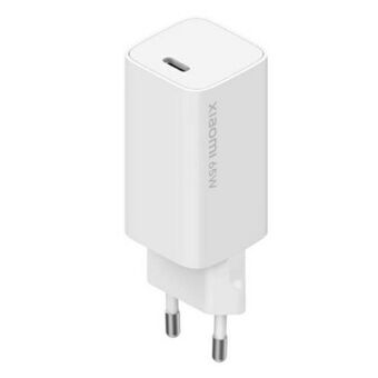 Xiaomi oplader. netværksadapter Fast Charger 65W GaN + USB Type-C PD 3.0 kabel hvid/white 29188