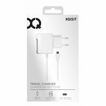 Sure! Here\'s the translation to Danish:

Xqisit USB-C oplader 2.4A 2.0 hvid 29287