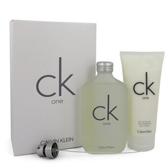 Ck One by Calvin Klein - Gift Set -- 6.7 oz Eau De Toilette Spray + 6.7 oz Body Moisturizer - til mænd