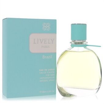 Eau De Lively Brazil by Parfums Lively - Eau De Toilette Spray 100 ml - til mænd