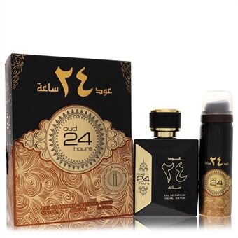 Ard Al Zaafaran Oud 24 Hours by Al Zaafaran - Eau De Parfum Spray + 1.7oz Perfumed Spray (Unisex) 100 ml - til mænd