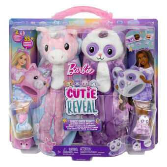 Barbie Cutie Reveal Modedukke Pyjamasfest