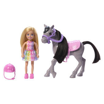 Barbie Chelsea Pop og Pony Legesæt