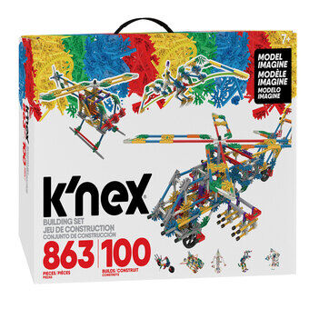 K\'Nex Byggesæt 100 Modeller, 863 stk.