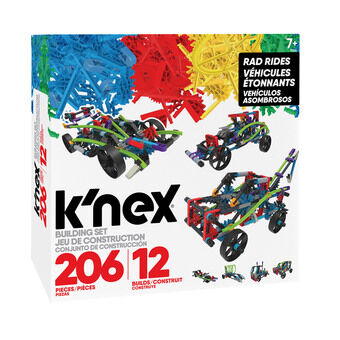 K\'Nex Byggesæt 12 Modeller, 206 dele.