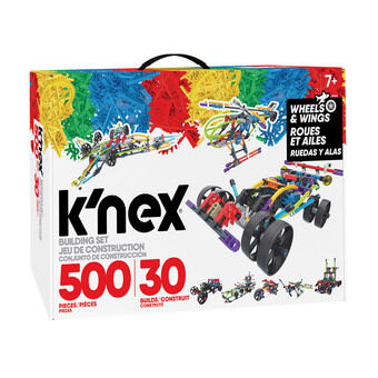 K\'Nex Byggesæt Vinger & Hjul 30 Modeller, 500 dele.