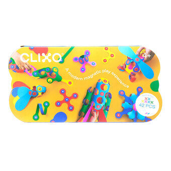 Clixo Magnetisk Byggelegetøj Rainbow Pack, 42 stk.