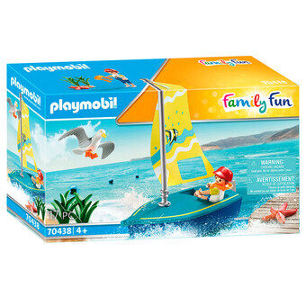 Playmobil familie sjov sejlbåd - 70438