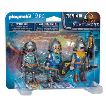 Playmobil Novelmore Knights, 3 stk. - 70671