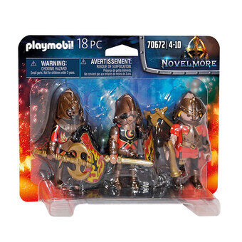 Playmobil Novelmore Burnham Raiders, 3 stk. - 70672