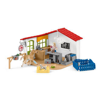 schleich FARM WORLD Dyrlægepraksis med Dyr 42502