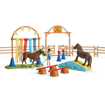 schleich HORSE CLUB Pony Behændighedstræning 42481