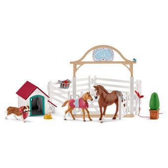 schleich HORSE CLUB Hannah\'s Gæster med Ruby Hund 42458