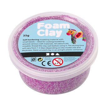 Skum Clay - Neon Lilla, 35gr.