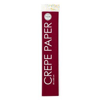 Crepe papir Bordeaux, 50x250cm